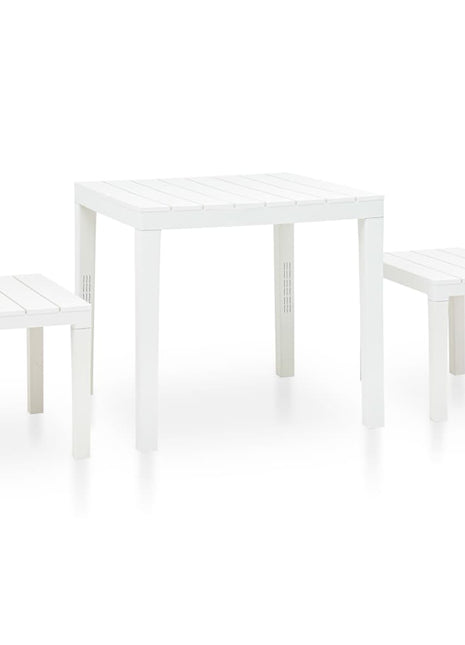 Tuintafel Met 2 Banken Kunststof