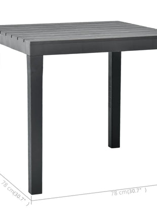 Tuintafel Met 2 Banken Kunststof