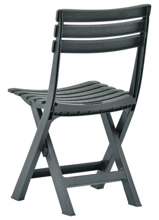 Tuinstoelen inklapbaar 2 st kunststof groen