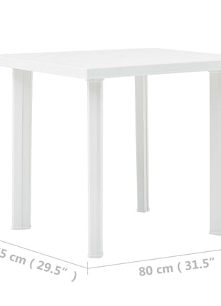Tuintafel 80X75X72 Cm Kunststof