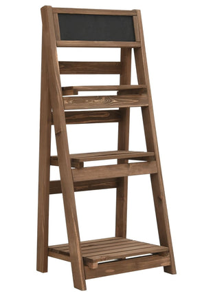 Plantenstandaard 3-Laags Met Bord 40X30X90 Cm Massief Vurenhout