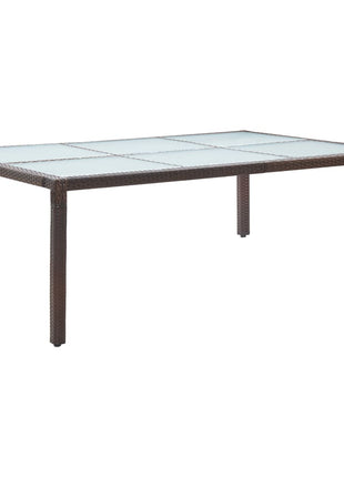 Tuintafel 200X150X74 Cm Poly Rattan