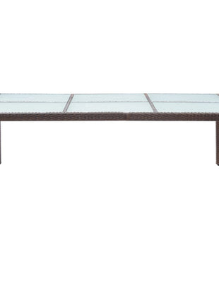 Tuintafel 200X150X74 Cm Poly Rattan