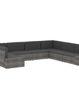 Tweezitsbank Sectioneel Poly Rattan