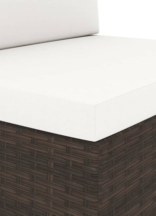 Tweezitsbank Sectioneel Poly Rattan