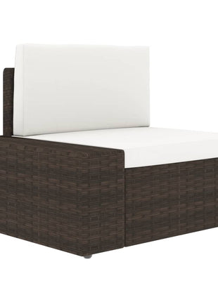 Tweezitsbank Sectioneel Poly Rattan