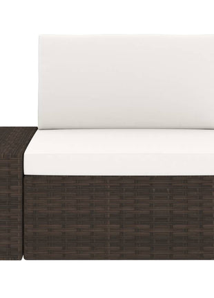 Tweezitsbank Sectioneel Poly Rattan