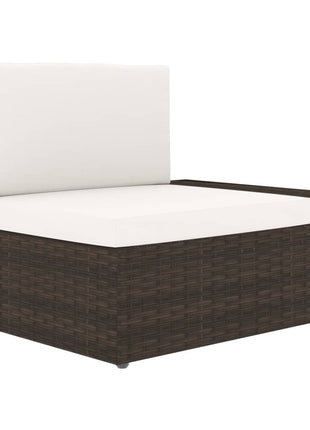 3-Delige Loungeset Poly Rattan