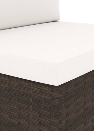 3-Delige Loungeset Poly Rattan