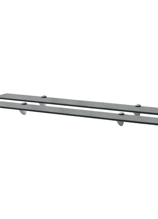 Zwevend Schap 8 Mm Glas Zwart