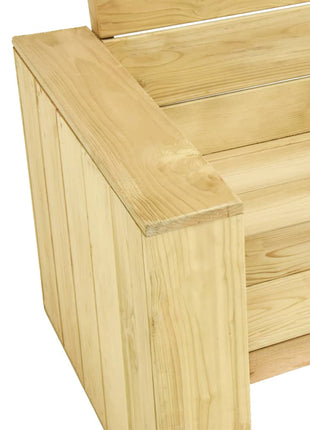 4-Delige Loungeset Geïmpregneerd Grenenhout