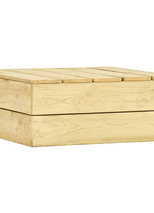 4-Delige Loungeset Geïmpregneerd Grenenhout