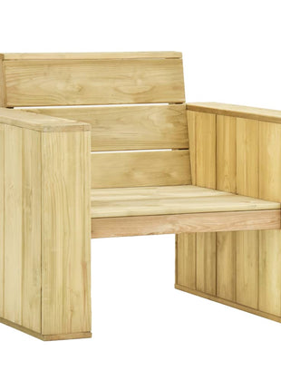 4-Delige Loungeset Geïmpregneerd Grenenhout