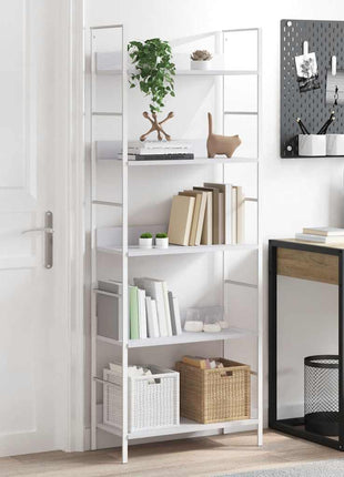 Boekenkast Met 5 Schappen 60X27,6X158,5 Cm Bewerkt Hout