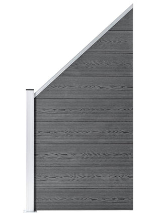 Schuttingset 2 Vierkant En 1 Schuin 446X186 Cm Hkc