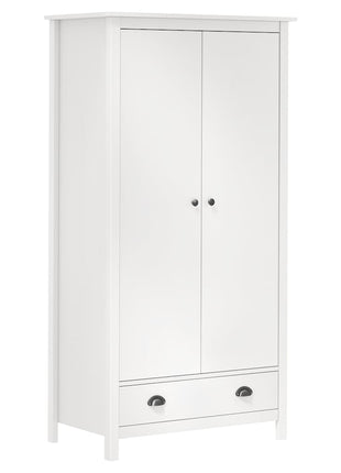 Kledingkast Hill 2 Deuren 89X50X170 Cm Massief Grenenhout