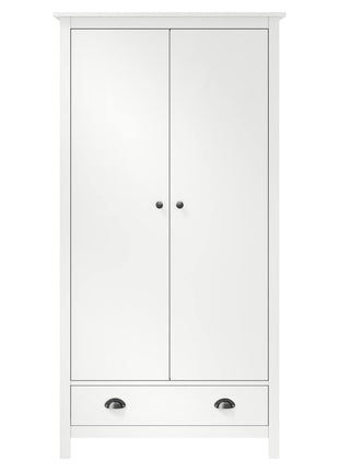 Kledingkast Hill 2 Deuren 89X50X170 Cm Massief Grenenhout