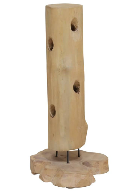 Wijnrek Voor 8 Flessen 40X30X80 Cm Massief Teakhout