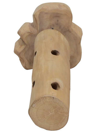 Wijnrek Voor 8 Flessen 40X30X80 Cm Massief Teakhout