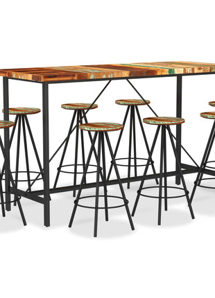 Barset En Massief Gerecycled Hout