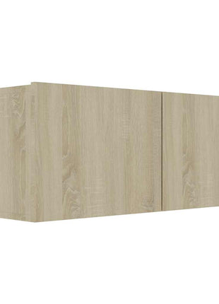 Tv-Meubel 80X30X30 Cm Bewerkt Hout Kleurig