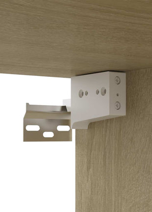 Tv-Meubel 80X30X30 Cm Bewerkt Hout Kleurig
