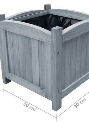 Plantenbakken Verhoogd 30X30X30 Cm Massief Vurenhout