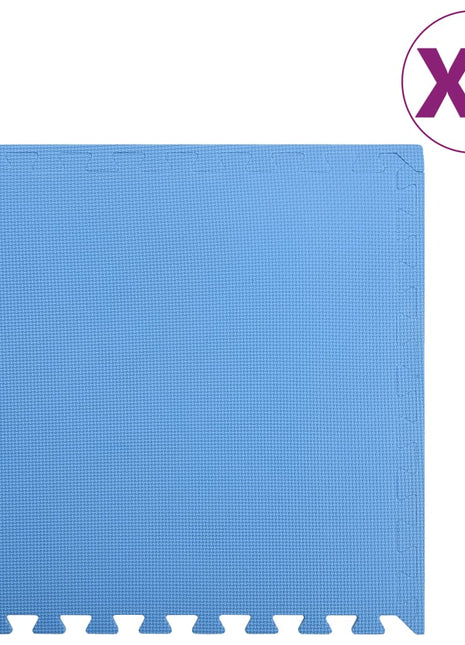 Vloermatten 6 st 2,16 ㎡ EVA-schuim blauw