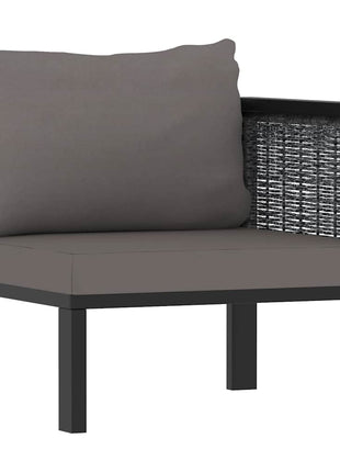 Hoekbank Sectioneel Met Linkerarmleuning Poly Rattan