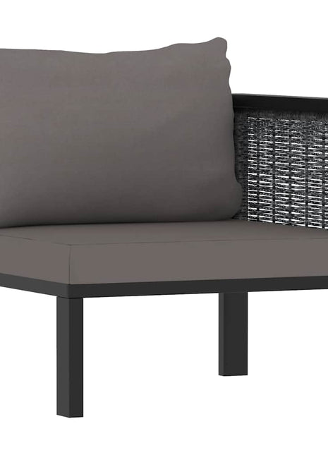 Hoekbank Sectioneel Met Linkerarmleuning Poly Rattan