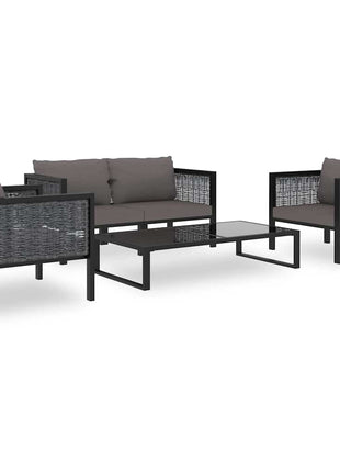 Hoekbank Sectioneel Met Linkerarmleuning Poly Rattan