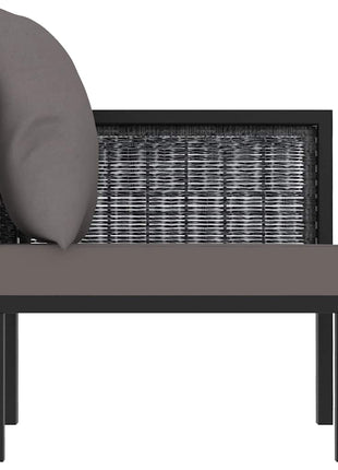 Hoekbank Sectioneel Met Linkerarmleuning Poly Rattan