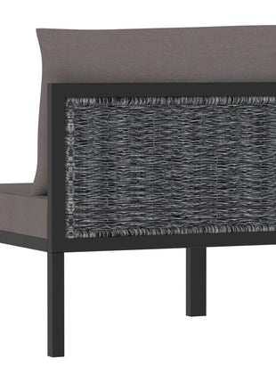 Hoekbank Sectioneel Met Rechterarmleuning Poly Rattan
