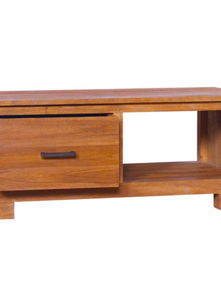 Tv-Meubel 90X50X37 Cm Massief Teakhout