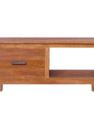 Tv-Meubel 90X50X37 Cm Massief Teakhout