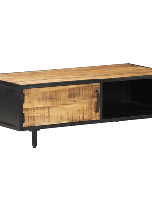 Salontafel 105X50X35 Cm Ruw Mangohout