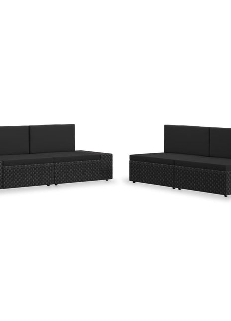 Loungeset Poly Rattan