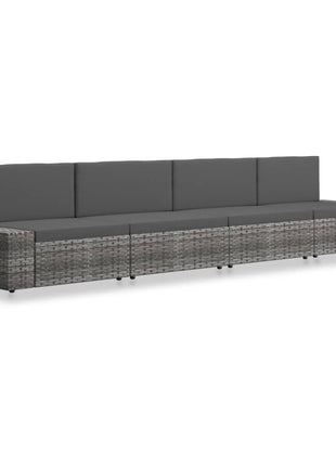 Loungeset Poly Rattan