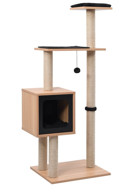 Kattenkrabpaal met sisal krabmat 123 cm