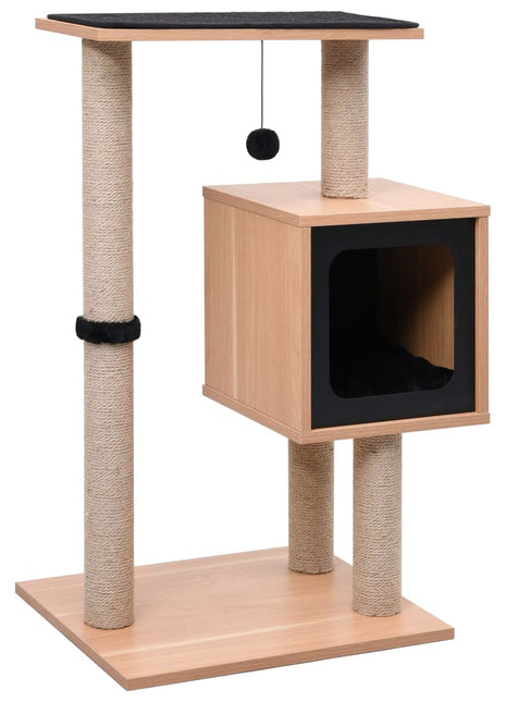 Kattenkrabpaal met sisal krabmat 82 cm