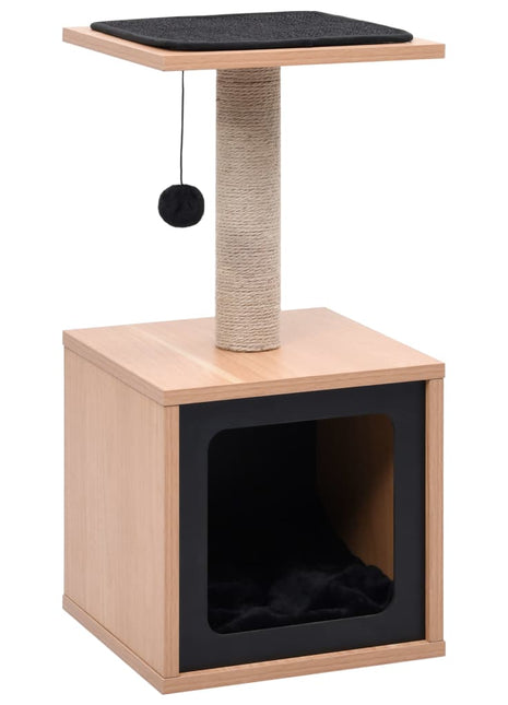 Kattenkrabpaal met sisal krabmat 62 cm