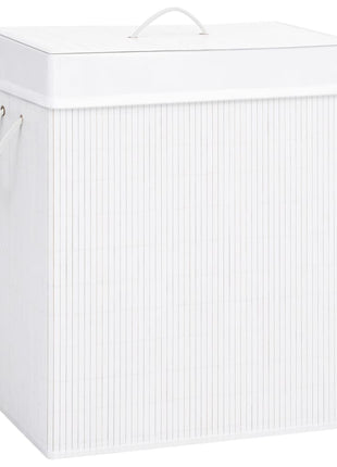 Wasmand Rechthoekig Bamboe Natuurlijk