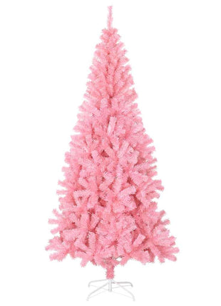 Kunstkerstboom Met Standaard 210 Cm Pvc Roze
