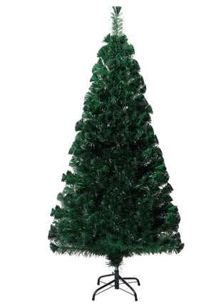 Kunstkerstboom Met Standaard 120 Cm Glasvezel Groen Wit