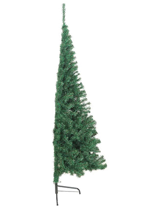 Kunstkerstboom Met Standaard Half 180 Cm Pvc Groen