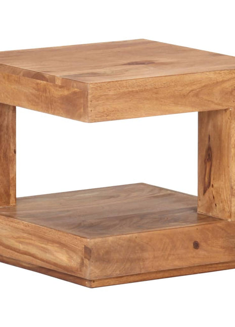 Salontafel 45x45x40 cm massief acaciahout
