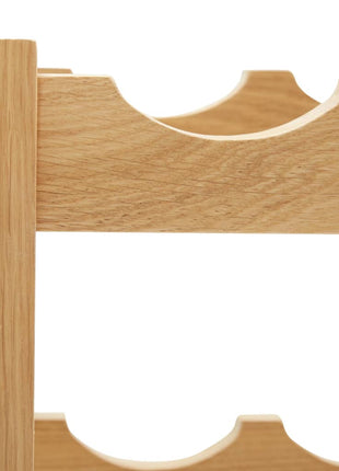 Wijnrek Voor 6 Flessen 37X21X21 Cm Massief Eikenhout