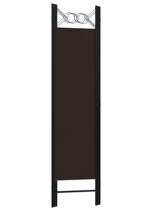 Kamerscherm met 3 panelen 120x180 cm bruin