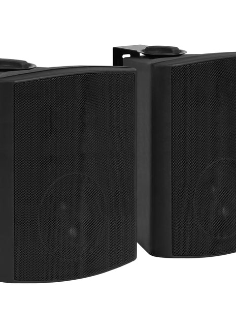 Stereoluidsprekers wandgemonteerd 2 st 120 W zwart