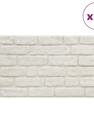 10 st Wandpanelen 3D witte baksteen EPS